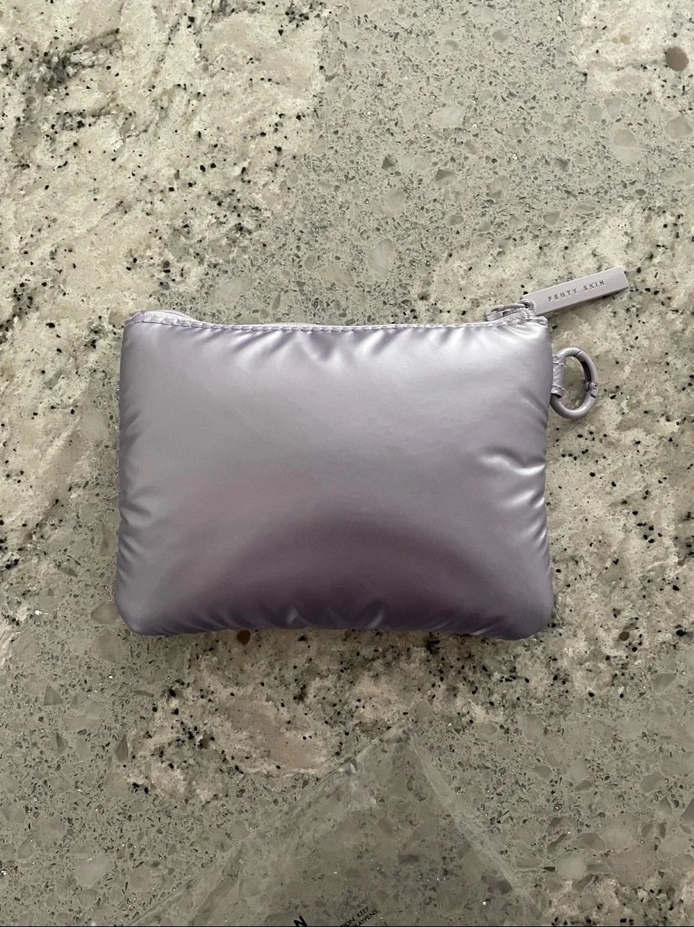 Fenty Skin mini Lavender Puffer Cosmetic Pouch